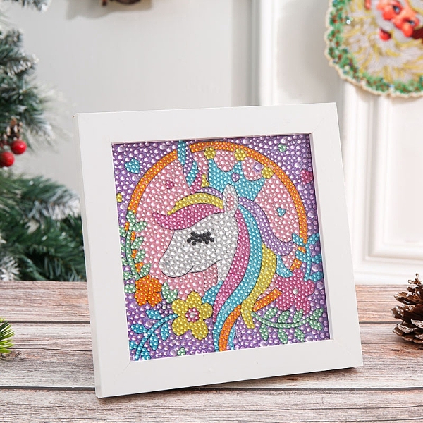 PandaHall DIY Diamond Painting Photo Frame Kits, Including Wooden Frame, Resin Rhinestones Bag, Diamond Sticky Pen, Tray Plate & Glue Clay...
PandaHall DIY Diamond Painting Photo Frame Kits, Including Wooden Frame, Resin Rhinestones Bag, Diamond Sticky Pen, Tray Plate & Glue Clay...