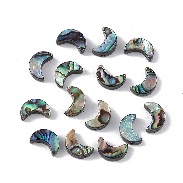 PandaHall Natural Abalone Shell/Paua Shell Beads, Moon, Colorful, 10x7x3mm, Hole: 0.9mm Paua Shell Moon
PandaHall Natural Abalone Shell/Paua Shell Beads, Moon, Colorful, 10x7x3mm, Hole: 0.9mm Paua Shell Moon