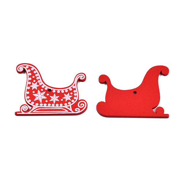 PandaHall Christmas Spray Painted Wood Big Pendants, with Single-Sided Printed, Sleigh/Sled Charm with Snowflake Pattern, Red, 43x54x2.5mm...
PandaHall Christmas Spray Painted Wood Big Pendants, with Single-Sided Printed, Sleigh/Sled Charm with Snowflake Pattern, Red, 43x54x2.5mm...
