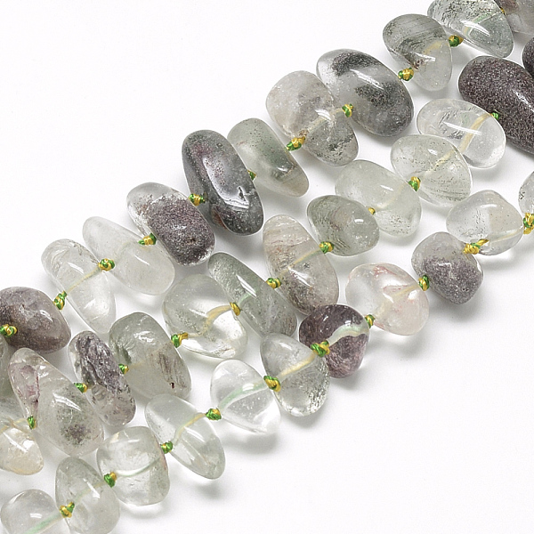 PandaHall Natural Quartz Crystal Beads Strands, Tumbled Stone, Nuggets, 6~11x12~24x10~13mm, Hole: 1mm, about 30~35pcs/strand, 16.3 inch...
PandaHall Natural Quartz Crystal Beads Strands, Tumbled Stone, Nuggets, 6~11x12~24x10~13mm, Hole: 1mm, about 30~35pcs/strand, 16.3 inch...