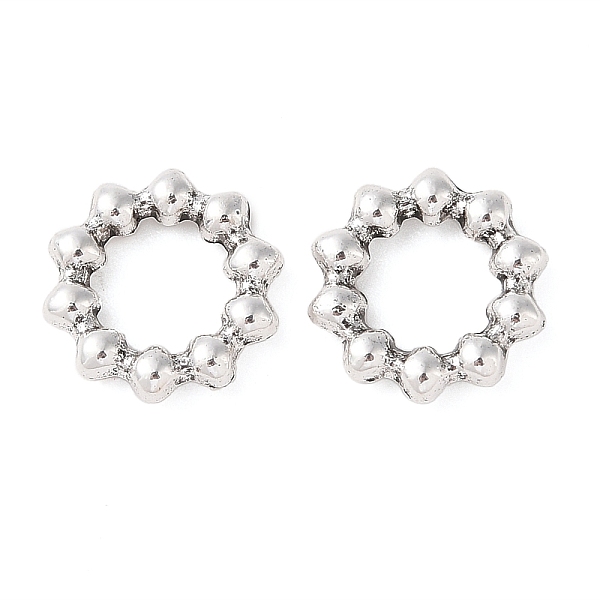 PandaHall Tibetan Style Alloy Linking Rings, Cadmium Free & Lead Free, Ring, Antique Silver, 14x3mm, Inner Diameter: 7.5mm, about...
PandaHall Tibetan Style Alloy Linking Rings, Cadmium Free & Lead Free, Ring, Antique Silver, 14x3mm, Inner Diameter: 7.5mm, about...
