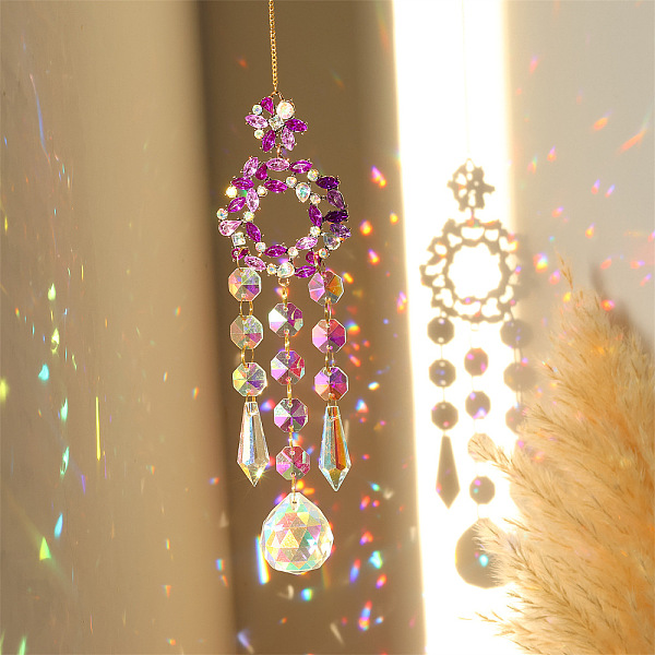 PandaHall K9 Glass Big Pendant Decorations, Hanging Sun Catchers, Crystal Ball Prism Rainbow Maker for Ceiling Chandelier, Window, Garden...
PandaHall K9 Glass Big Pendant Decorations, Hanging Sun Catchers, Crystal Ball Prism Rainbow Maker for Ceiling Chandelier, Window, Garden...