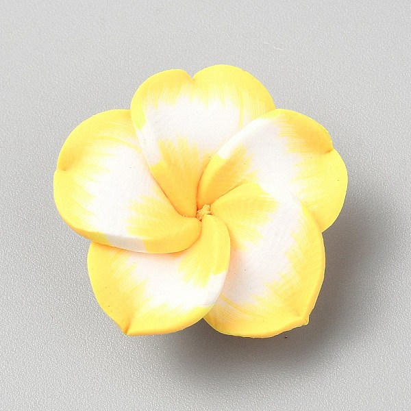 PandaHall Handmade Polymer Clay Beads, Flower, Yellow, 10~11x25~26x25~26mm, Hole: 1.5mm Polymer Clay Flower Yellow
PandaHall Handmade Polymer Clay Beads, Flower, Yellow, 10~11x25~26x25~26mm, Hole: 1.5mm Polymer Clay Flower Yellow