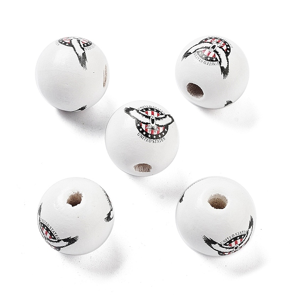 PandaHall Independence Day Theme Wood European Beads, Large Hole Beads, Round, Black, 15.5~16x14.5mm, Hole: 4mm Wood Round Black
PandaHall Independence Day Theme Wood European Beads, Large Hole Beads, Round, Black, 15.5~16x14.5mm, Hole: 4mm Wood Round Black