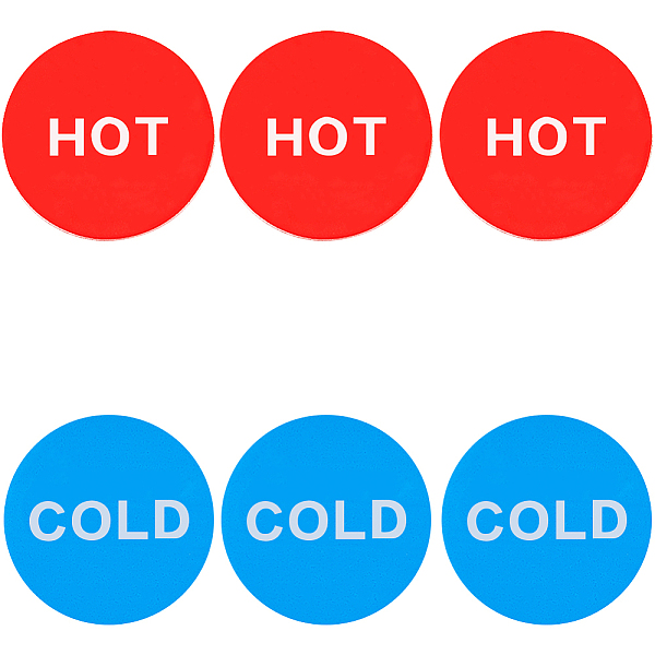 PandaHall CRASPIRE 8Pcs 2 Colors Acrylic Public Signs, Hot & Cold Water Marking for Faucet, Flat Round, 36mm, 4pcs/color Acrylic Flat Round
PandaHall CRASPIRE 8Pcs 2 Colors Acrylic Public Signs, Hot & Cold Water Marking for Faucet, Flat Round, 36mm, 4pcs/color Acrylic Flat Round