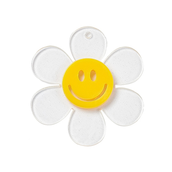 PandaHall Transparent Acrylic Big Pendants, Sunflower with Smiling Face Charm, Clear, 55x50.5x6mm, Hole: 2.5mm Acrylic Flower Clear
PandaHall Transparent Acrylic Big Pendants, Sunflower with Smiling Face Charm, Clear, 55x50.5x6mm, Hole: 2.5mm Acrylic Flower Clear