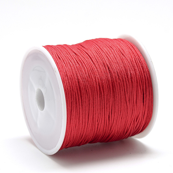 PandaHall Nylon Thread, Chinese Knotting Cord, Red, 1.5mm, about 164.04 Yards(150m)/Roll Nylon Red
PandaHall Nylon Thread, Chinese Knotting Cord, Red, 1.5mm, about 164.04 Yards(150m)/Roll Nylon Red