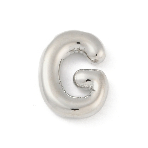 PandaHall Rack Plating Brass Pendants, Long-Lasting Plated, Lead Free & Cadmium Free, Platinum, Letter G, 18x13x4mm, Hole: 1.8mm Brass...
PandaHall Rack Plating Brass Pendants, Long-Lasting Plated, Lead Free & Cadmium Free, Platinum, Letter G, 18x13x4mm, Hole: 1.8mm Brass...