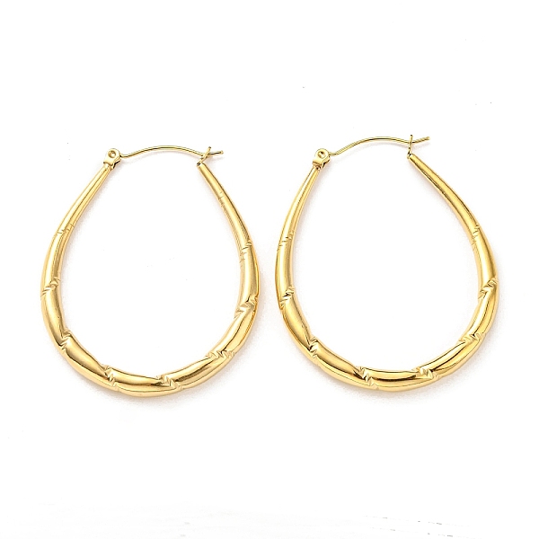 PandaHall 304 Stainless Steel Teardrop Hoop Earrings, Real 14K Gold Plated, 48x39x4mm 304 Stainless Steel
PandaHall 304 Stainless Steel Teardrop Hoop Earrings, Real 14K Gold Plated, 48x39x4mm 304 Stainless Steel