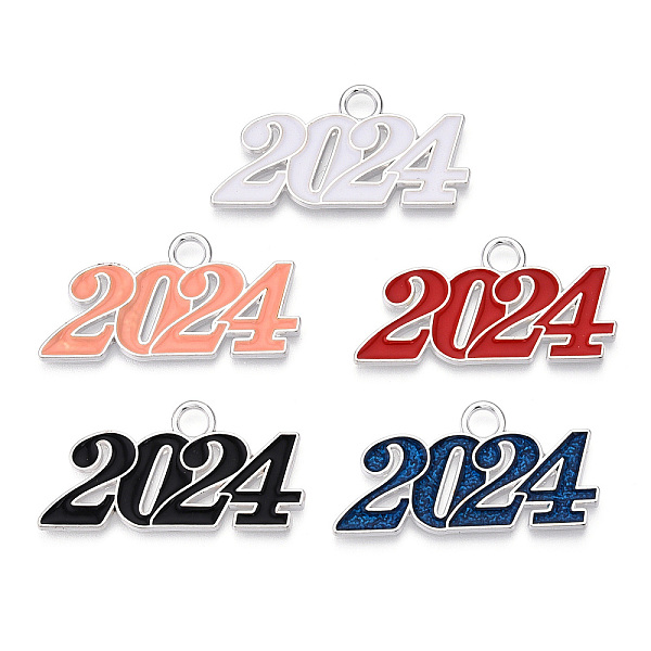 PandaHall Alloy Enamel Pendants, New Year 2024 Charm, Silver, Mixed Color, 19x37x2mm, Hole: 3.5mm Alloy+Enamel Number Multicolor
PandaHall Alloy Enamel Pendants, New Year 2024 Charm, Silver, Mixed Color, 19x37x2mm, Hole: 3.5mm Alloy+Enamel Number Multicolor