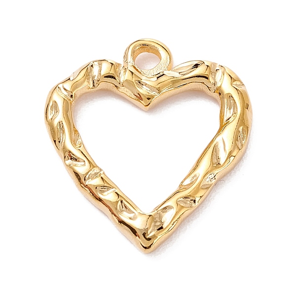PandaHall Vacuum Plating 304 Stainless Steel Hammered Pendants, Heart, Golden, 18x16x2mm, Hole: 1.8mm 304 Stainless Steel Heart
PandaHall Vacuum Plating 304 Stainless Steel Hammered Pendants, Heart, Golden, 18x16x2mm, Hole: 1.8mm 304 Stainless Steel Heart