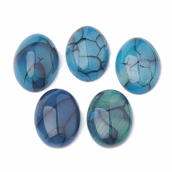 PandaHall Natural Agate Cabochons, Dyed, Oval, Dodger Blue, 25x18x7.5~8mm Natural Agate Oval Blue
PandaHall Natural Agate Cabochons, Dyed, Oval, Dodger Blue, 25x18x7.5~8mm Natural Agate Oval Blue