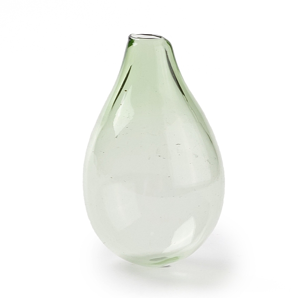 PandaHall Handmade Blown Glass Bottles, for Glass Vial Pendants Making, Teardrop, Light Green, 30~32x18.5~19mm, Hole: 2~3.5mm Glass Teardrop
PandaHall Handmade Blown Glass Bottles, for Glass Vial Pendants Making, Teardrop, Light Green, 30~32x18.5~19mm, Hole: 2~3.5mm Glass Teardrop