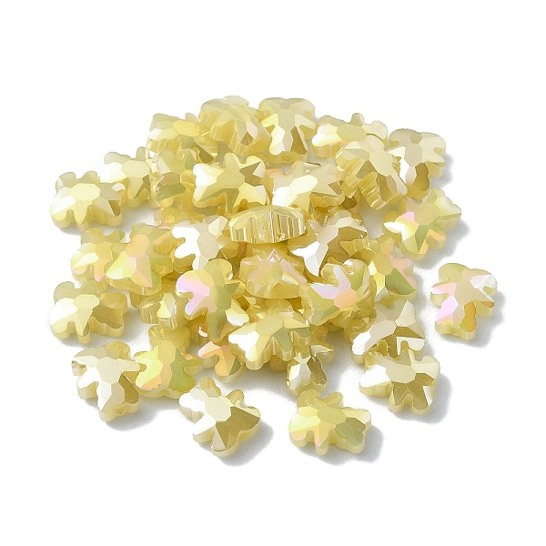PandaHall Electroplate Glass Beads, Half Plated, AB Color Plated, Bear, Pale Goldenrod, 9.5x8.5x4mm, Hole: 1.2mm Glass Bear
PandaHall Electroplate Glass Beads, Half Plated, AB Color Plated, Bear, Pale Goldenrod, 9.5x8.5x4mm, Hole: 1.2mm Glass Bear
