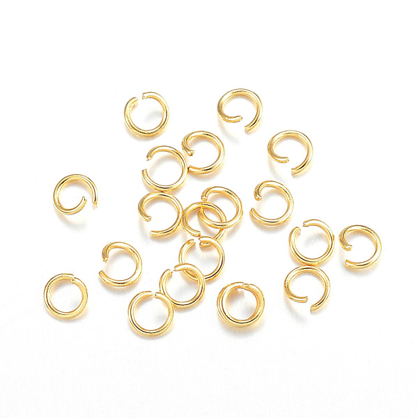 PandaHall 304 Stainless Steel Jump Rings, Open Jump Rings, Real 18K Gold Plated, 22 Gauge, 4x0.6mm 304 Stainless Steel
PandaHall 304 Stainless Steel Jump Rings, Open Jump Rings, Real 18K Gold Plated, 22 Gauge, 4x0.6mm 304 Stainless Steel