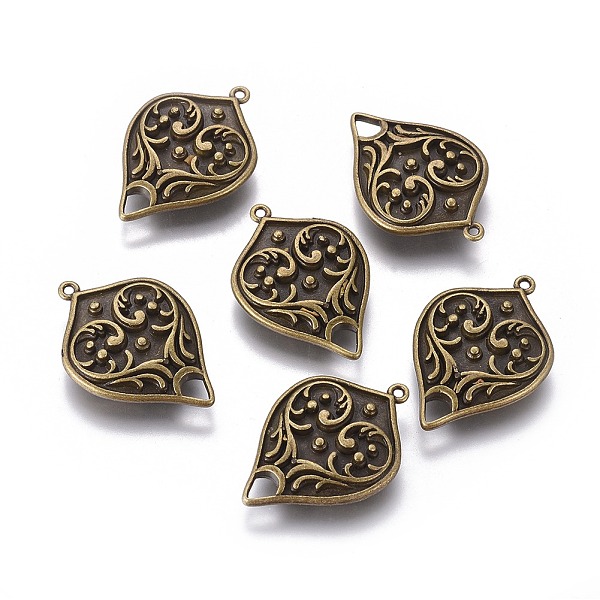 PandaHall Alloy Links connectors, Cadmium Free & Nickel Free & Lead Free, teardrop, Antique Bronze, 30x21x6mm, Hole: 1.5x1.5mm~4.5X3.5mm...
PandaHall Alloy Links connectors, Cadmium Free & Nickel Free & Lead Free, teardrop, Antique Bronze, 30x21x6mm, Hole: 1.5x1.5mm~4.5X3.5mm...