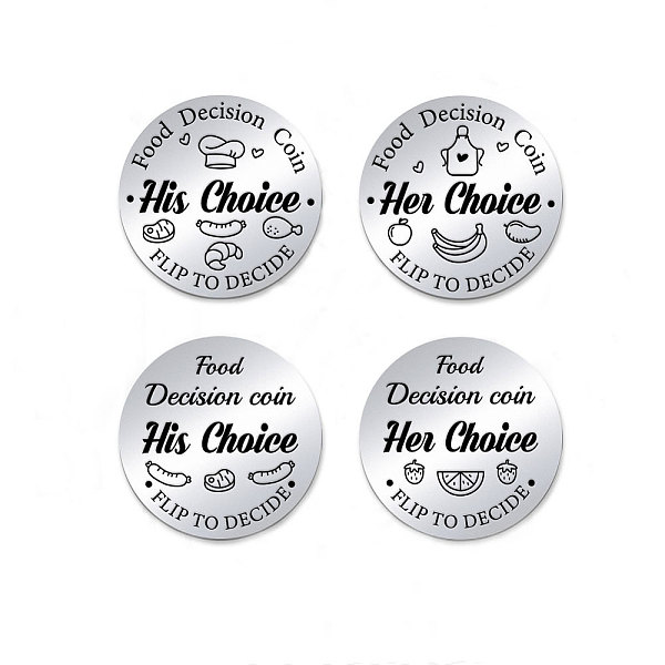 PandaHall PH Food Decision Maker Funny Destiny Flip Coin Decision Coin Challenge Coin Double-Sided Decision Coin Flip Coin for Men Women...
PandaHall PH Food Decision Maker Funny Destiny Flip Coin Decision Coin Challenge Coin Double-Sided Decision Coin Flip Coin for Men Women...