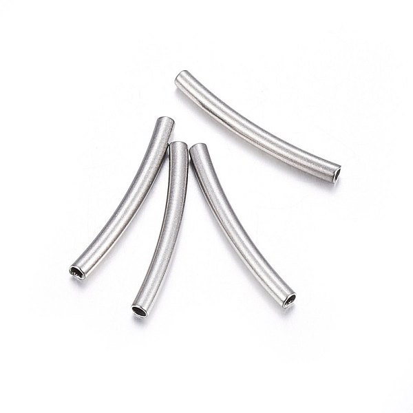 PandaHall 304 Stainless Steel Tube Beads, Curved Tube Noodle Beads, Curved Tube, Stainless Steel Color, 20x2mm, Hole: 1mm 304 Stainless...
PandaHall 304 Stainless Steel Tube Beads, Curved Tube Noodle Beads, Curved Tube, Stainless Steel Color, 20x2mm, Hole: 1mm 304 Stainless...