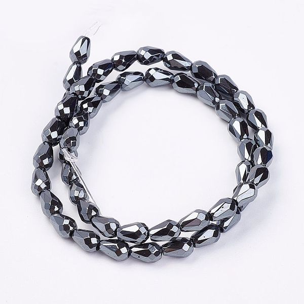 PandaHall Non-magnetic Synthetic Hematite Beads Strands, teardrop, Faceted, 8x5mm, Hole: 1mm, about 51pcs/strand, 15.7 inch Non-magnetic...
PandaHall Non-magnetic Synthetic Hematite Beads Strands, teardrop, Faceted, 8x5mm, Hole: 1mm, about 51pcs/strand, 15.7 inch Non-magnetic...