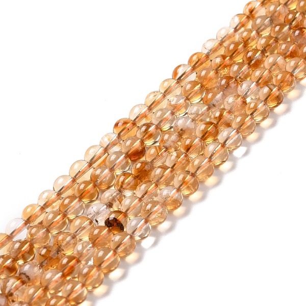 PandaHall Natural Citrine Bead Strands, Round, 6mm, Hole: 1mm, about 67pcs/strand, 15.16''(38.5cm) Citrine Round
PandaHall Natural Citrine Bead Strands, Round, 6mm, Hole: 1mm, about 67pcs/strand, 15.16''(38.5cm) Citrine Round
