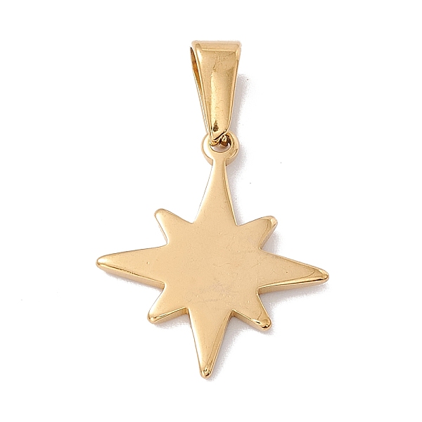 PandaHall Vacuum Plating 304 Stainless Steel Pendants, Laser Cut, Star Charms, Golden, 20.5x17.5x1mm, Hole: 3.5x7mm 304 Stainless Steel Star
PandaHall Vacuum Plating 304 Stainless Steel Pendants, Laser Cut, Star Charms, Golden, 20.5x17.5x1mm, Hole: 3.5x7mm 304 Stainless Steel Star