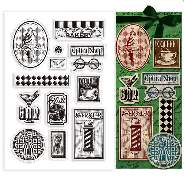 PandaHall Custom PVC Plastic Clear Stamps, for DIY Scrapbooking, Photo Album Decorative, Cards Making, Mixed Shapes, 160x110mm Plastic Mixed...
PandaHall Custom PVC Plastic Clear Stamps, for DIY Scrapbooking, Photo Album Decorative, Cards Making, Mixed Shapes, 160x110mm Plastic Mixed...