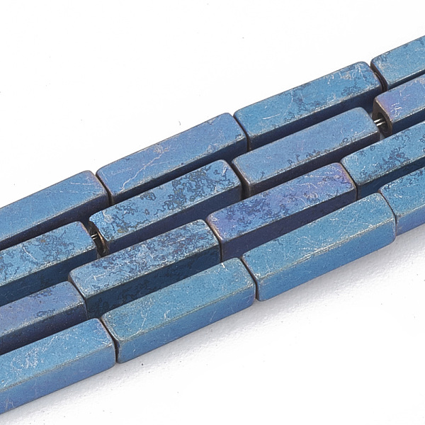 PandaHall Electroplate Non-magnetic Synthetic Hematite Beads Strands, Matte Style, Cuboid, Blue Plated, 8x2x2mm, Hole: 0.8mm, about...
PandaHall Electroplate Non-magnetic Synthetic Hematite Beads Strands, Matte Style, Cuboid, Blue Plated, 8x2x2mm, Hole: 0.8mm, about...