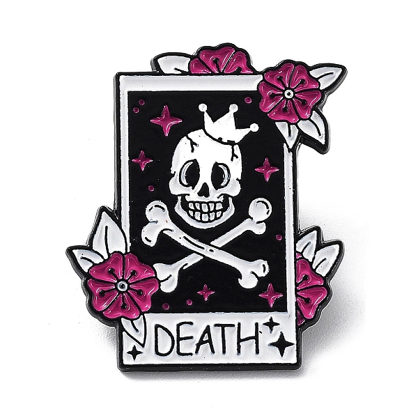 PandaHall Enamel Pins, Black Alloy Badge for Halloween, Skull, 30x25.5x1mm Alloy+Enamel Skull Black
PandaHall Enamel Pins, Black Alloy Badge for Halloween, Skull, 30x25.5x1mm Alloy+Enamel Skull Black