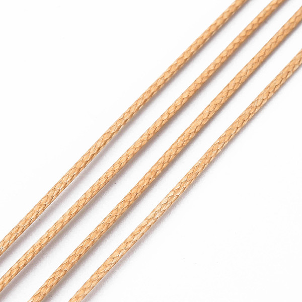 PandaHall Korean Waxed Polyester Cord, Dark Goldenrod, 1mm, about 85yards/roll Waxed Polyester Cord Round Gold
PandaHall Korean Waxed Polyester Cord, Dark Goldenrod, 1mm, about 85yards/roll Waxed Polyester Cord Round Gold