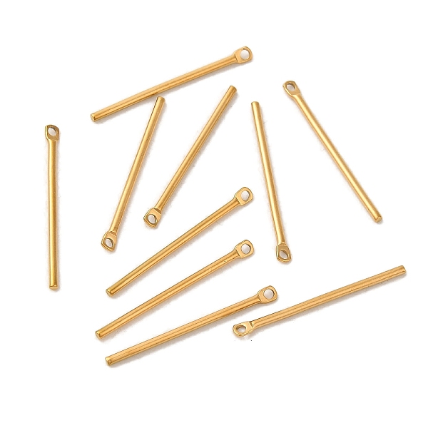 PandaHall Ion Plating(IP) 304 Stainless Steel Pendants, Bar Charm, Real 18K Gold Plated, 25x2x1.2mm, Hole: 1mm 304 Stainless Steel Others
PandaHall Ion Plating(IP) 304 Stainless Steel Pendants, Bar Charm, Real 18K Gold Plated, 25x2x1.2mm, Hole: 1mm 304 Stainless Steel Others