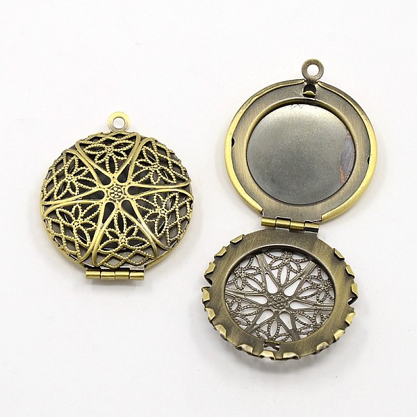 PandaHall Romantic Valentines Day Ideas for Him with Your Photo Brass Diffuser Locket Pendants, Picture Frame Charms for Necklace, Antique...
PandaHall Romantic Valentines Day Ideas for Him with Your Photo Brass Diffuser Locket Pendants, Picture Frame Charms for Necklace, Antique...