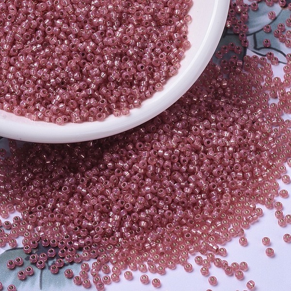 PandaHall MIYUKI Round Rocailles Beads, Japanese Seed Beads, (RR678) Silverlined Flame Red Opal, 2x1.3mm, Hole: 0.8mm, about 1111pcs/10g...
PandaHall MIYUKI Round Rocailles Beads, Japanese Seed Beads, (RR678) Silverlined Flame Red Opal, 2x1.3mm, Hole: 0.8mm, about 1111pcs/10g...