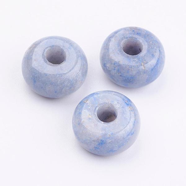 PandaHall Natural Blue Aventurine European Beads, Large Hole Beads, Rondelle, 14x8mm, Hole: 4mm Blue Aventurine Rondelle
PandaHall Natural Blue Aventurine European Beads, Large Hole Beads, Rondelle, 14x8mm, Hole: 4mm Blue Aventurine Rondelle