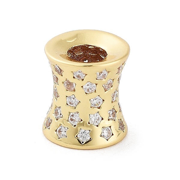 PandaHall Rack Plating Brass Micro Pave Cubic Zirconia Beads, Cadmium Free & Lead Free, Long-Lasting Plated, Column with Star, Real 18K Gold..., Clear
PandaHall Rack Plating Brass Micro Pave Cubic Zirconia Beads, Cadmium Free & Lead Free, Long-Lasting Plated, Column with Star, Real 18K Gold..., Clear