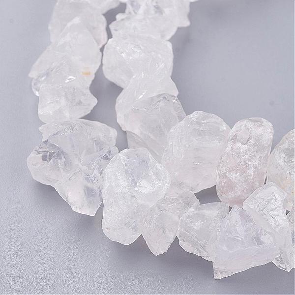 PandaHall Natural Quartz Crystal Beads Strands, Rock Crystal Beads, Nuggets, 12~22x7~13.5x10~22mm, Hole: 1mm, about 50pcs/strand, 15.3 inch..., White
PandaHall Natural Quartz Crystal Beads Strands, Rock Crystal Beads, Nuggets, 12~22x7~13.5x10~22mm, Hole: 1mm, about 50pcs/strand, 15.3 inch..., White