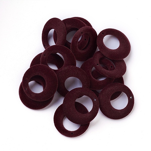PandaHall Flocky Acrylic Pendants, Ring, Coconut Brown, 26.5~27x4mm, Hole: 1.2mm Acrylic Ring
PandaHall Flocky Acrylic Pendants, Ring, Coconut Brown, 26.5~27x4mm, Hole: 1.2mm Acrylic Ring