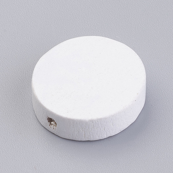 PandaHall Natural Wood Beads, Dyed, Flat Round, White, 20x6mm, Hole: 2mm, about 430pcs/500g Wood Flat Round White
PandaHall Natural Wood Beads, Dyed, Flat Round, White, 20x6mm, Hole: 2mm, about 430pcs/500g Wood Flat Round White