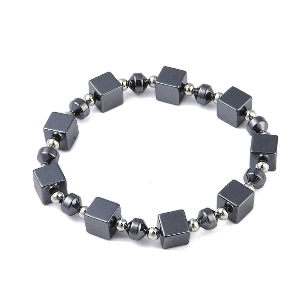 PandaHall Synthetic Non-Magnetic Hematite & Brass Beaded Stretch Bracelets for Men, Inner Diameter: 2-1/2 inch(6.5cm) Non-magnetic Hematite...
PandaHall Synthetic Non-Magnetic Hematite & Brass Beaded Stretch Bracelets for Men, Inner Diameter: 2-1/2 inch(6.5cm) Non-magnetic Hematite...