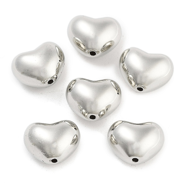 PandaHall CCB Plastic Beads, Heart, Platinum, 10x12.5x9mm, Hole: 1.6mm, 746pcs/500g Plastic Heart
PandaHall CCB Plastic Beads, Heart, Platinum, 10x12.5x9mm, Hole: 1.6mm, 746pcs/500g Plastic Heart