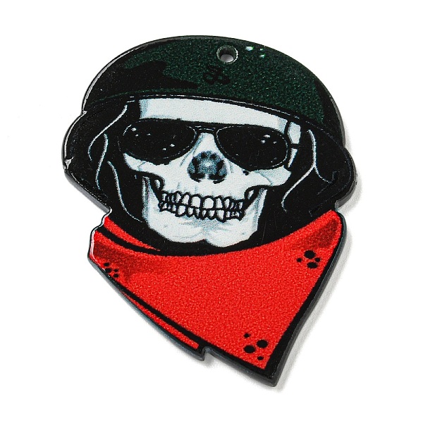 PandaHall Halloween Theme Printed Acrylic Pendants, Skull Charms, Red, 40x33x2mm, Hole: 1.5mm Acrylic Skull Red
PandaHall Halloween Theme Printed Acrylic Pendants, Skull Charms, Red, 40x33x2mm, Hole: 1.5mm Acrylic Skull Red