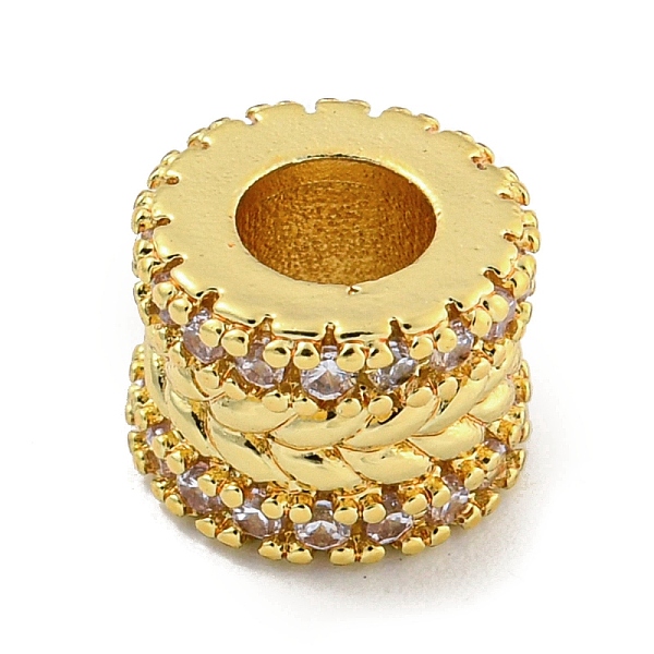 PandaHall Rack Plating Brass Micro Pave Clear Cubic Zirconia European Beads, Large Hole Beads, Long-Lasting Plated, Lead Free & Cadmium Free...
PandaHall Rack Plating Brass Micro Pave Clear Cubic Zirconia European Beads, Large Hole Beads, Long-Lasting Plated, Lead Free & Cadmium Free...