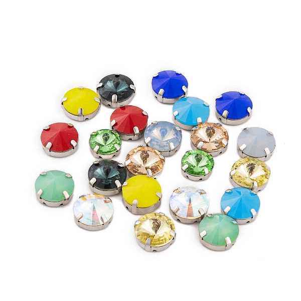 PandaHall Sew on Rhinestone, K9 Glass Rhinestone, Platinum Tone Brass Prong Settings, Garments Accessories, Faceted, Flat Round, Mixed Color..., Multicolor
PandaHall Sew on Rhinestone, K9 Glass Rhinestone, Platinum Tone Brass Prong Settings, Garments Accessories, Faceted, Flat Round, Mixed Color..., Multicolor