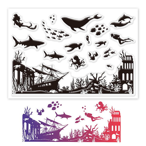 PandaHall PVC Plastic Stamps, for DIY Scrapbooking, Photo Album Decorative, Cards Making, Stamp Sheets, Shark Pattern, 16x11x0.3cm Plastic...
PandaHall PVC Plastic Stamps, for DIY Scrapbooking, Photo Album Decorative, Cards Making, Stamp Sheets, Shark Pattern, 16x11x0.3cm Plastic...