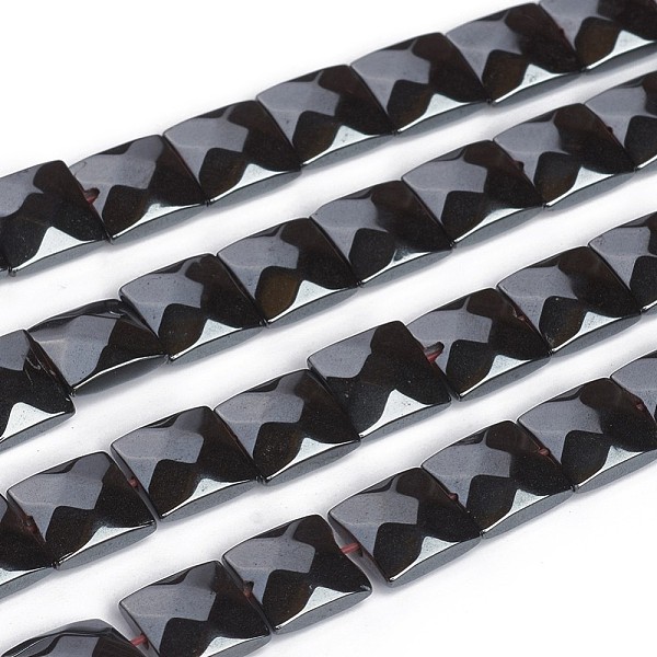PandaHall Non-magnetic Synthetic Hematite Beads Strands, Faceted, Square, 8.5x8.5x3.5mm, Hole: 0.8mm, about 49pcs/strand, 16.1 inch(40.9cm)...
PandaHall Non-magnetic Synthetic Hematite Beads Strands, Faceted, Square, 8.5x8.5x3.5mm, Hole: 0.8mm, about 49pcs/strand, 16.1 inch(40.9cm)...
