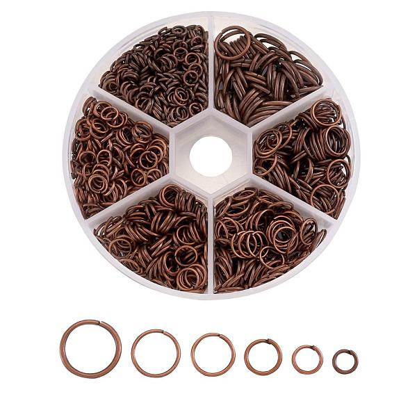 PandaHall 1 Box of Iron Jump Rings, Open Jump Rings, Nickel Free, Red Copper, 18~21 Gauge, 4~10x0.7~1mm, Inner Diameter: 2.6~8mm, about...
PandaHall 1 Box of Iron Jump Rings, Open Jump Rings, Nickel Free, Red Copper, 18~21 Gauge, 4~10x0.7~1mm, Inner Diameter: 2.6~8mm, about...