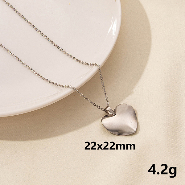 PandaHall Vintage Stainless Steel Geometric Heart Pendant Necklace for Women Stainless Steel
PandaHall Vintage Stainless Steel Geometric Heart Pendant Necklace for Women Stainless Steel