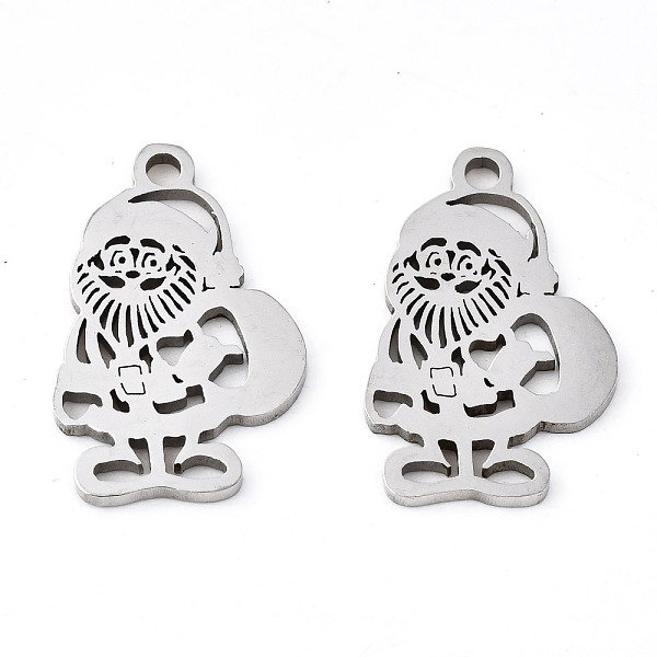 PandaHall 201 Stainless Steel Pendants, Laser Cut, Christmas Santa Claus, Stainless Steel Color, 17x11x1mm, Hole: 1.4mm 201 Stainless Steel...
PandaHall 201 Stainless Steel Pendants, Laser Cut, Christmas Santa Claus, Stainless Steel Color, 17x11x1mm, Hole: 1.4mm 201 Stainless Steel...