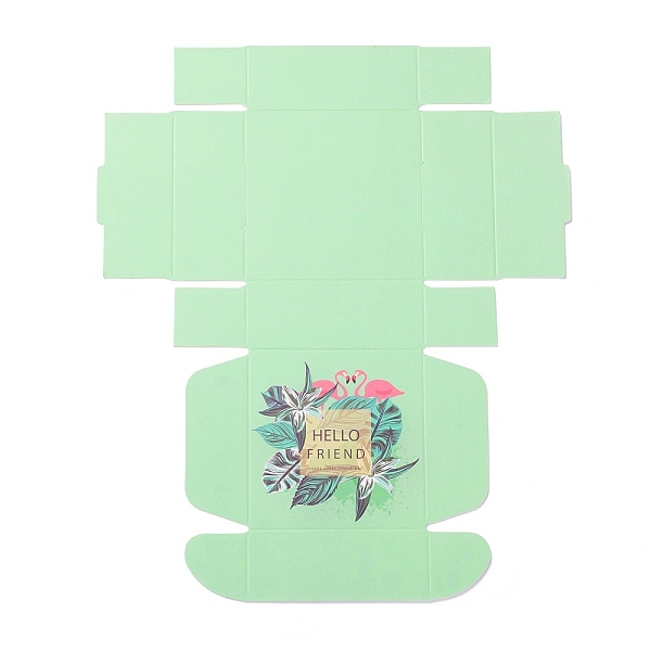 PandaHall Creative Folding Wedding Candy Cardboard Box, Small Paper Gift Boxes, for Handmade Soap and Trinkets, Flamingo Pattern..., Green
PandaHall Creative Folding Wedding Candy Cardboard Box, Small Paper Gift Boxes, for Handmade Soap and Trinkets, Flamingo Pattern..., Green