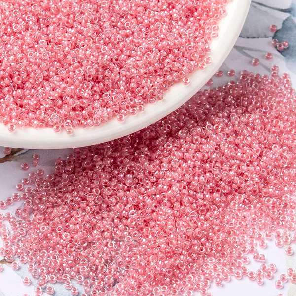 PandaHall MIYUKI Round Rocailles Beads, Japanese Seed Beads, (RR1109) Inside Dyed Rose Pink, 15/0, 1.5mm, Hole: 0.7mm, about 5555pcs/bottle...
PandaHall MIYUKI Round Rocailles Beads, Japanese Seed Beads, (RR1109) Inside Dyed Rose Pink, 15/0, 1.5mm, Hole: 0.7mm, about 5555pcs/bottle...