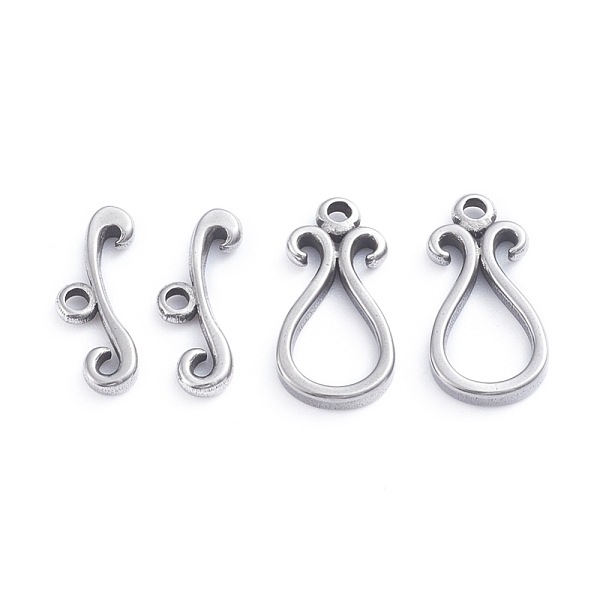 PandaHall 304 Stainless Steel Toggle Clasps, Teardrop, Stainless Steel Color, teardrop,: 18.5x9.5x2.5mm, Hole: 1.5mm, Bar: 6.5x16.5x2.5mm...
PandaHall 304 Stainless Steel Toggle Clasps, Teardrop, Stainless Steel Color, teardrop,: 18.5x9.5x2.5mm, Hole: 1.5mm, Bar: 6.5x16.5x2.5mm...